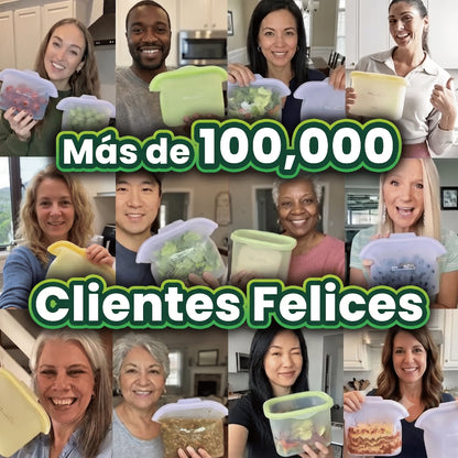 Bolsas de Silicona Reutilizables para Alimentos