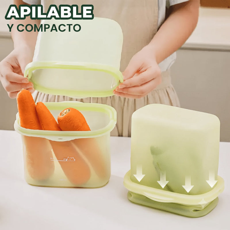 Bolsas de Silicona Reutilizables para Alimentos