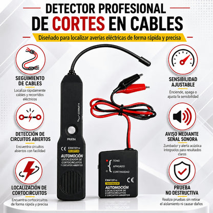 Detector Profesional de Cortes en Cables