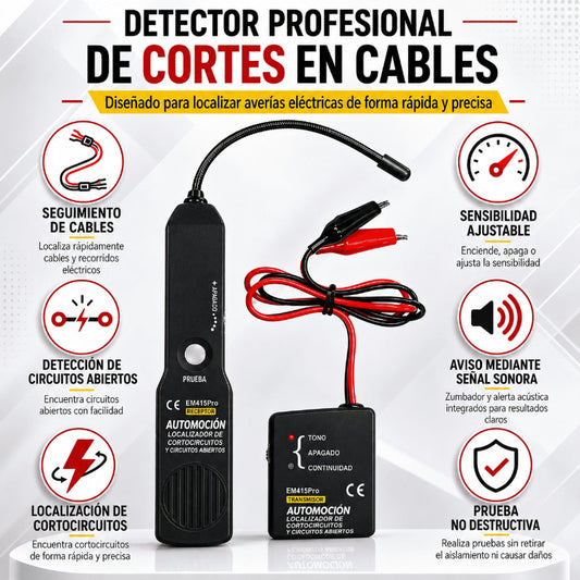 Detector Profesional de Cortes en Cables