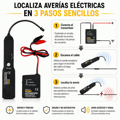 Detector Profesional de Cortes en Cables
