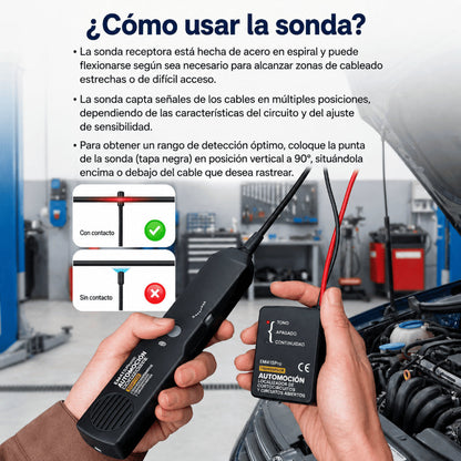 Detector Profesional de Cortes en Cables