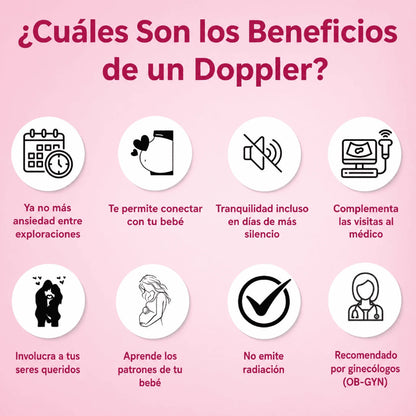 Doppler Fetal para Escuchar el Latido del Bebé