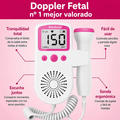 Doppler Fetal para Escuchar el Latido del Bebé