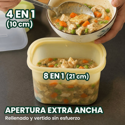 Bolsas de Silicona Reutilizables para Alimentos