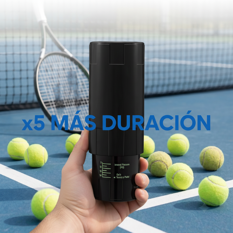 x5 más duración - presurizador en acción