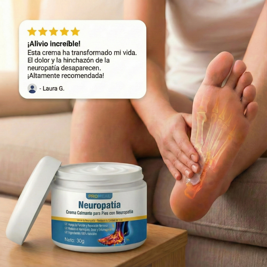 Crema Curativa para la Neuropatía Plantar (Compra 3 y Llévate 4 Gratis)