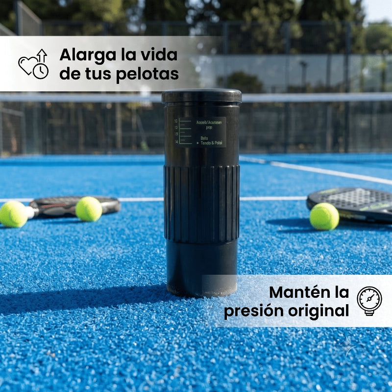 Presurizador de Pelotas de Padel y Tenis